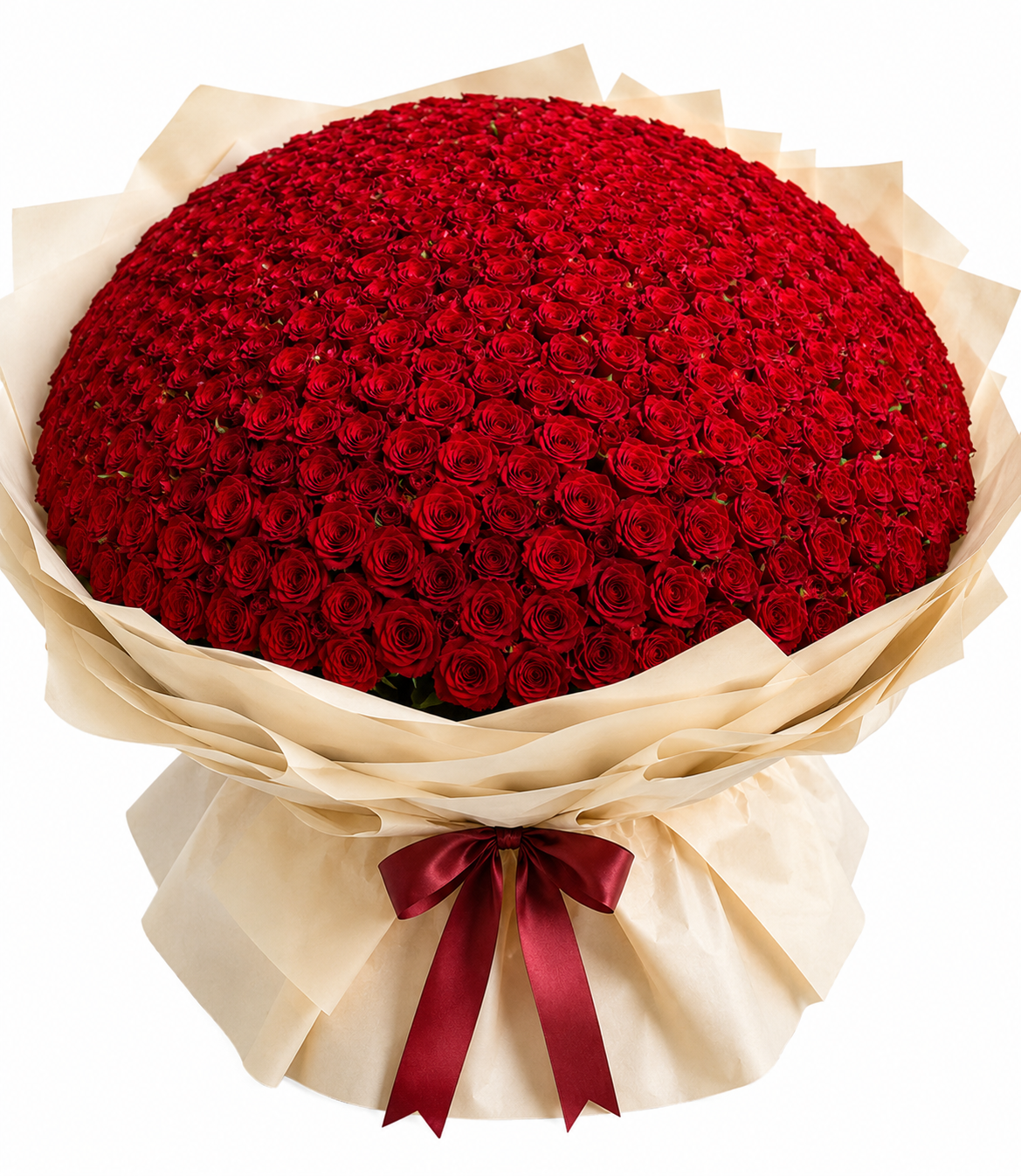 1000 red roses bouquet for birthdays, Valentine’s Day and surprise gifts for loved ones in Kuwait