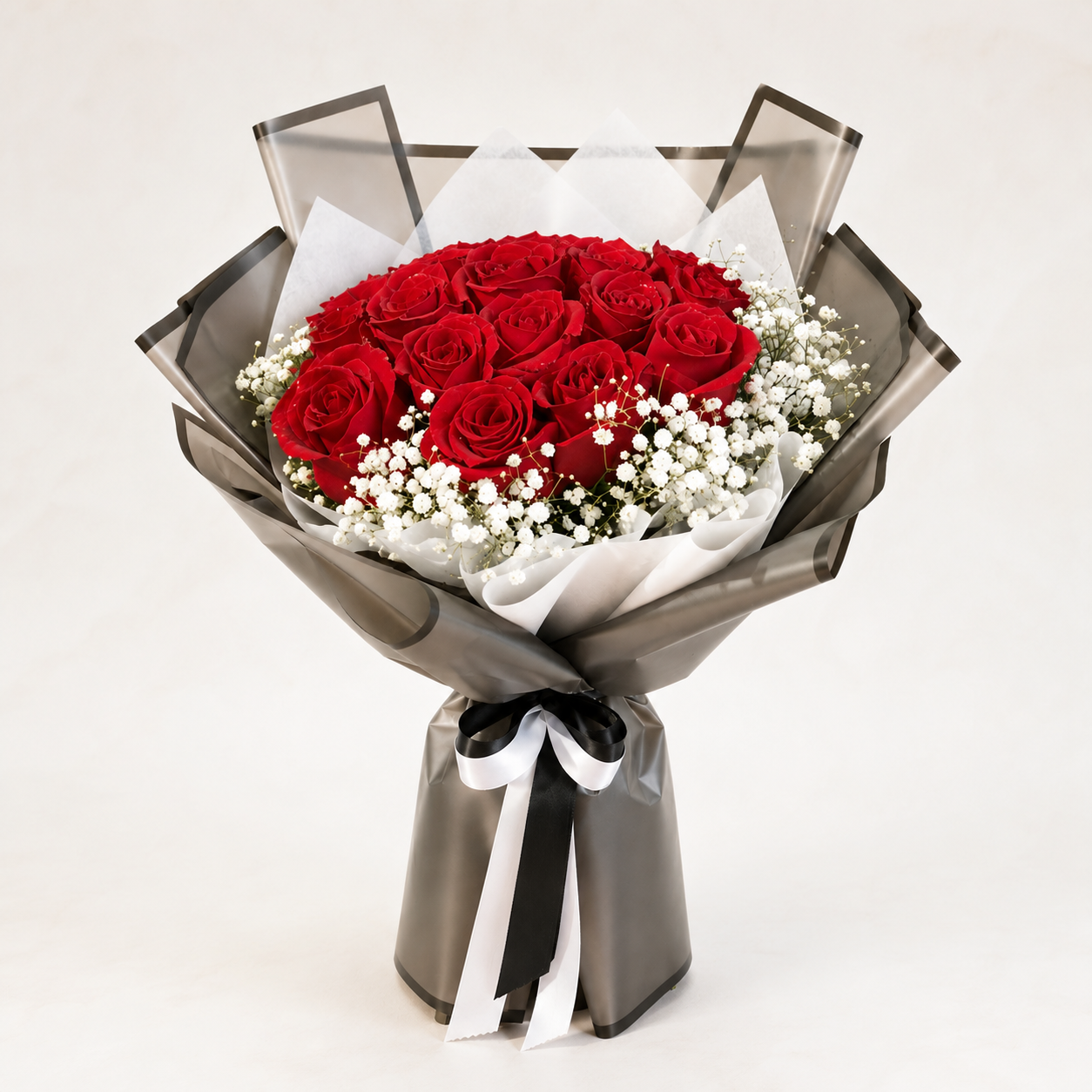 Red roses bouquet bouquet same day flower delivery in kuwait freshness guaranteed.