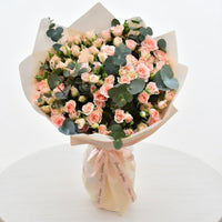 20 Stems Peach Baby Roses Bouquet