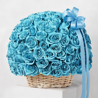 Elegant Basket Arrangement with Roses