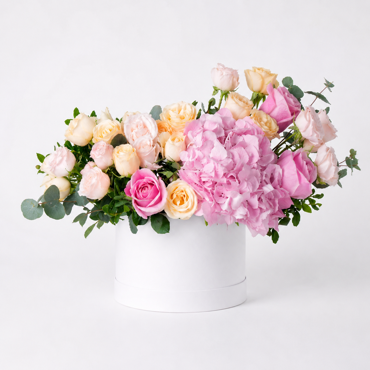 Blush Hydrangea Mixed Floral Box