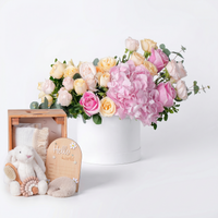 Petite Baby Florence Pink Floral & Gift Hamper