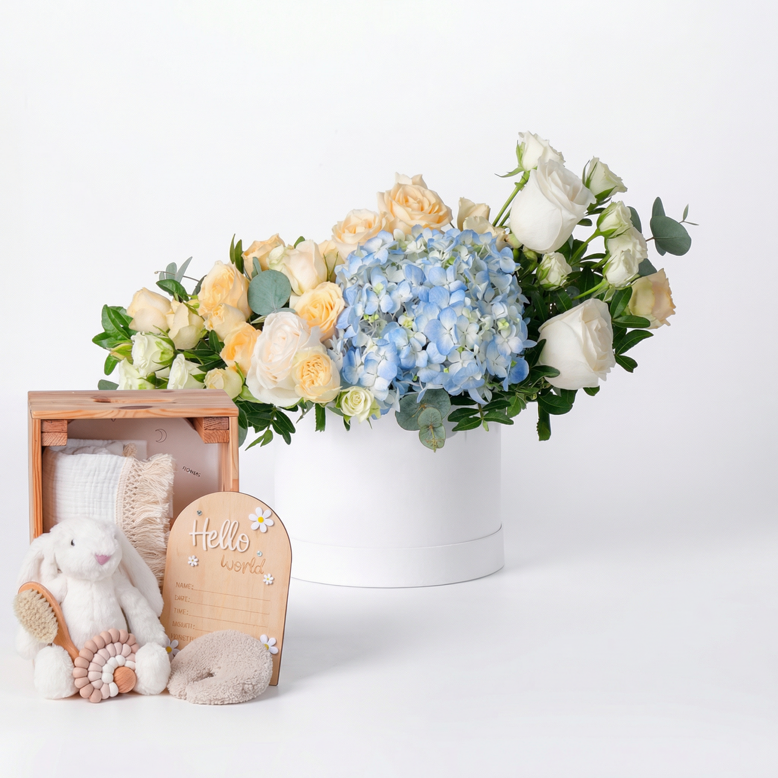 Petite Florence Pastel Floral & Keepsake Gift Hamper