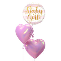 Baby Petite Pastel Floral Gift Set with Balloons