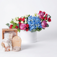 Petite Baby Florence Blue Floral Gift Hamper