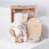 Petite Baby Florence White Floral Gift Hamper