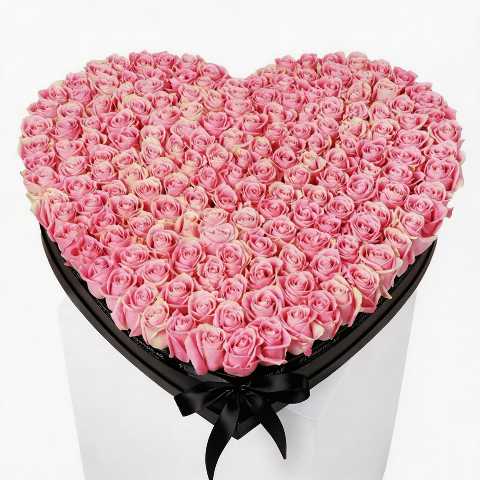 Blush Pink Rose Heart Arrangement – XL Floral Box