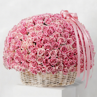 500 Grand Rose Flower Basket
