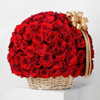 Elegant Basket Arrangement with Roses