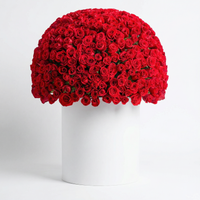Luxury 500 Red Rose Hatbox Arrangement – XXL Signature Floral Display