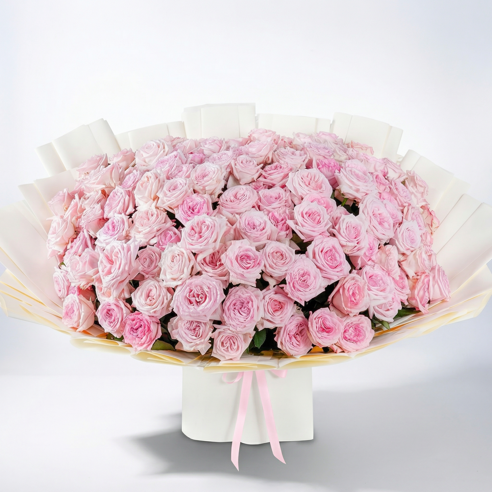 Blush Elegance Grand Floral Arrangement – 100 Stems