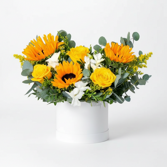 Golden Happiness Floral Arrangement