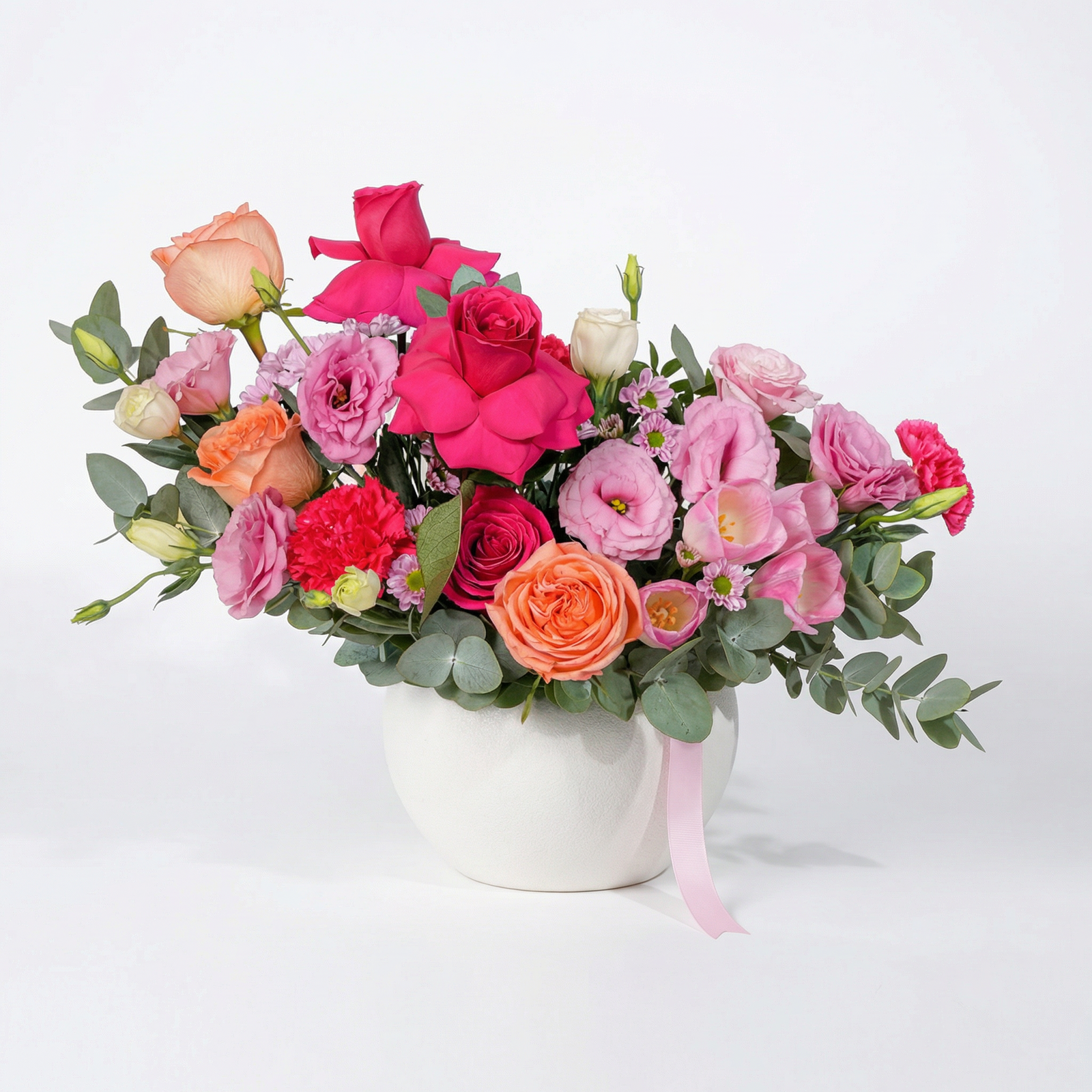Blush Bloom Celebration Vase Arrangement