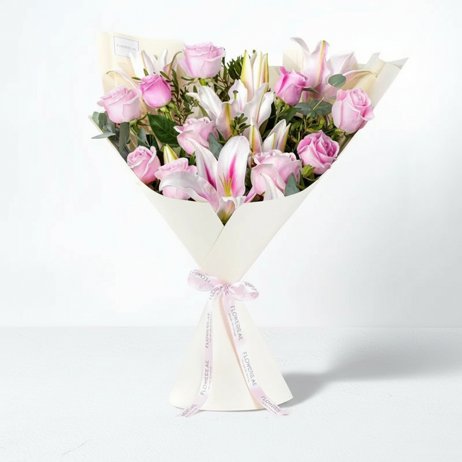 Blush Harmony Hand-Tied Bouquet