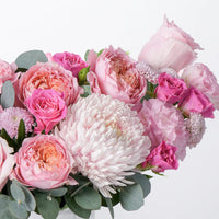 Baby Petite Pink Floral Gift Box with Balloons