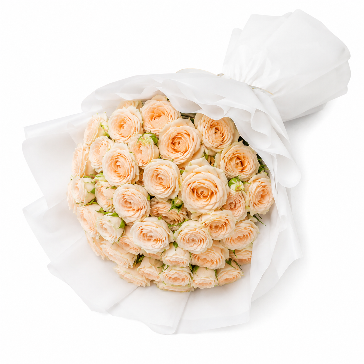 Peach Baby Roses Bouquet in Kuwait with same-day flower delivery, freshness guaranteed, handcrafted by expert florists in Kuwait for every special occasion.