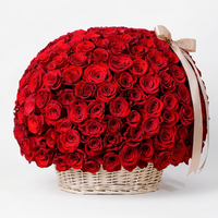Elegant Basket Arrangement with Roses