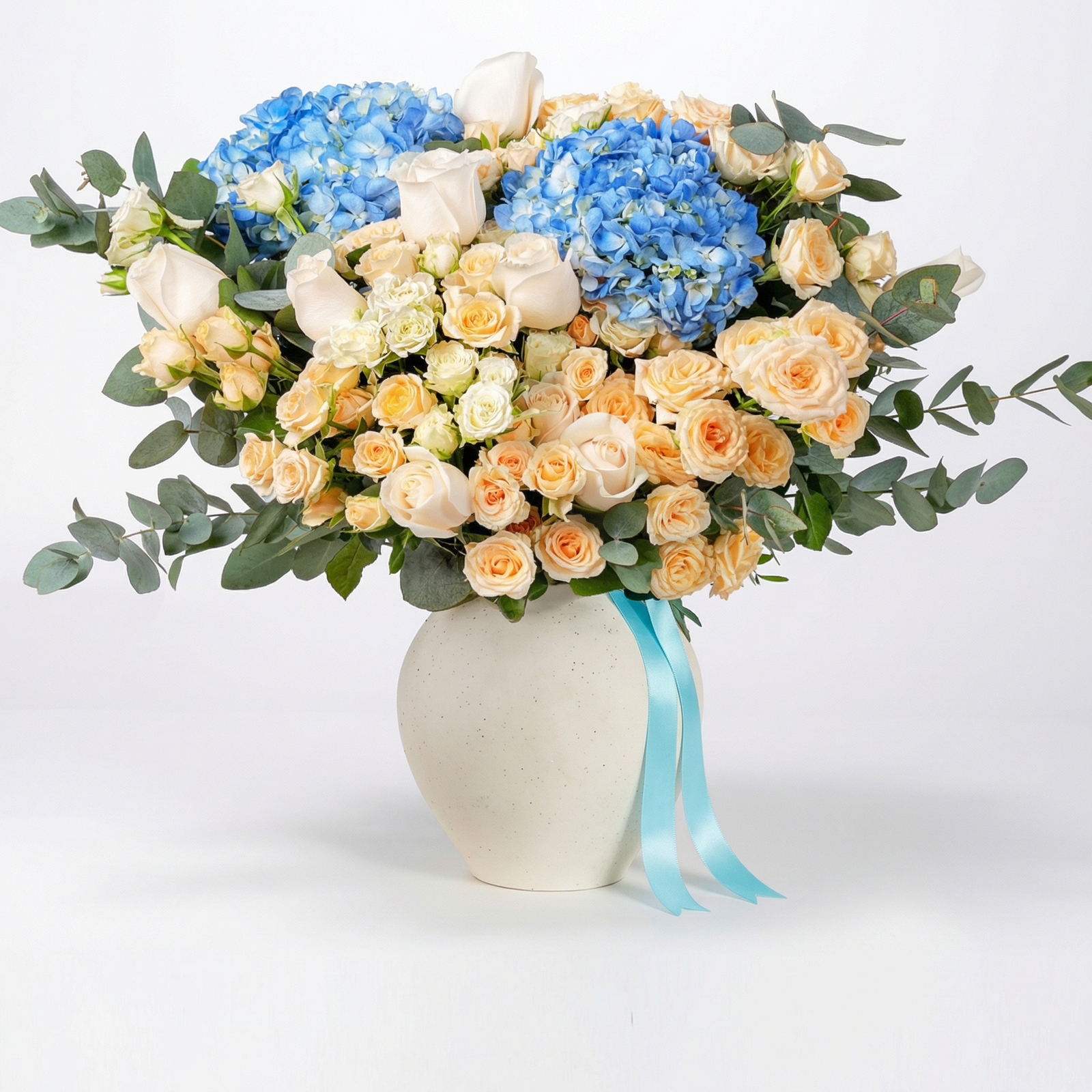 Florence Pastel Floral Arrangement in Elegant Vase